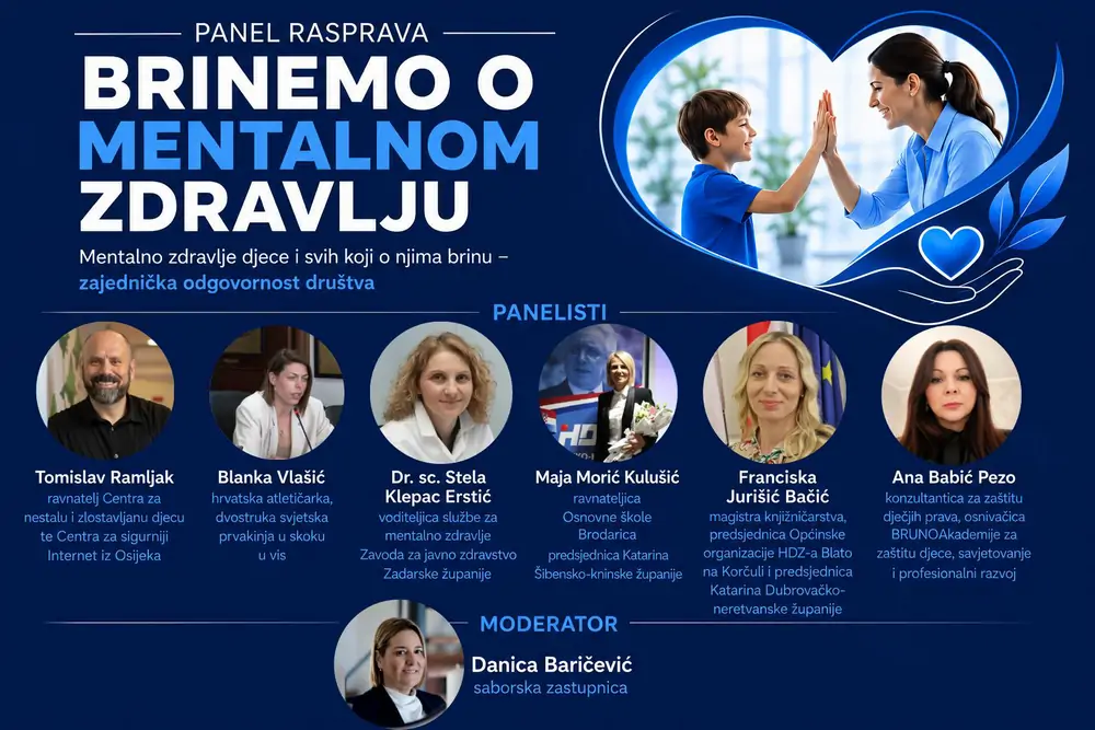 Četiri dalmatinske županije ujedinjeno u Splitu, na tribini „brinemo o mentalnom zdravlju djece“